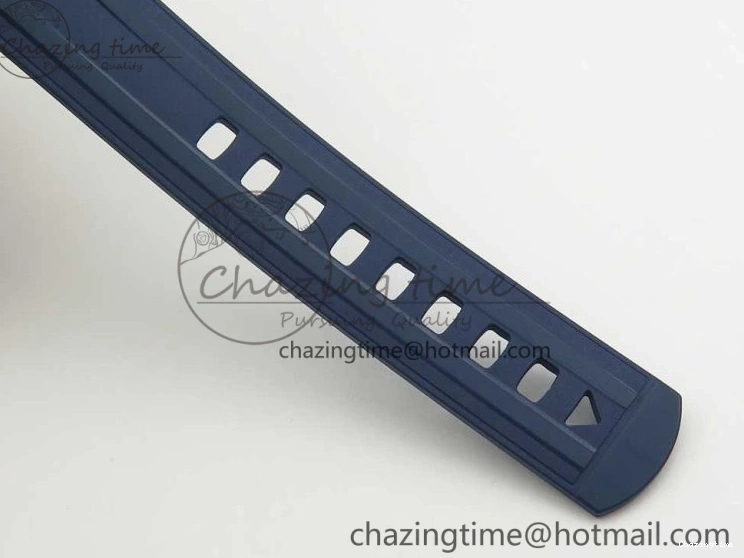 0406 StreetReady 2018 Seamaster Diver 300M VSF 1:1 Best Edition Blue Ceramic Gray Dial on Blue Rubber Strap A8800 V2 (Black Balance Wheel) 7963